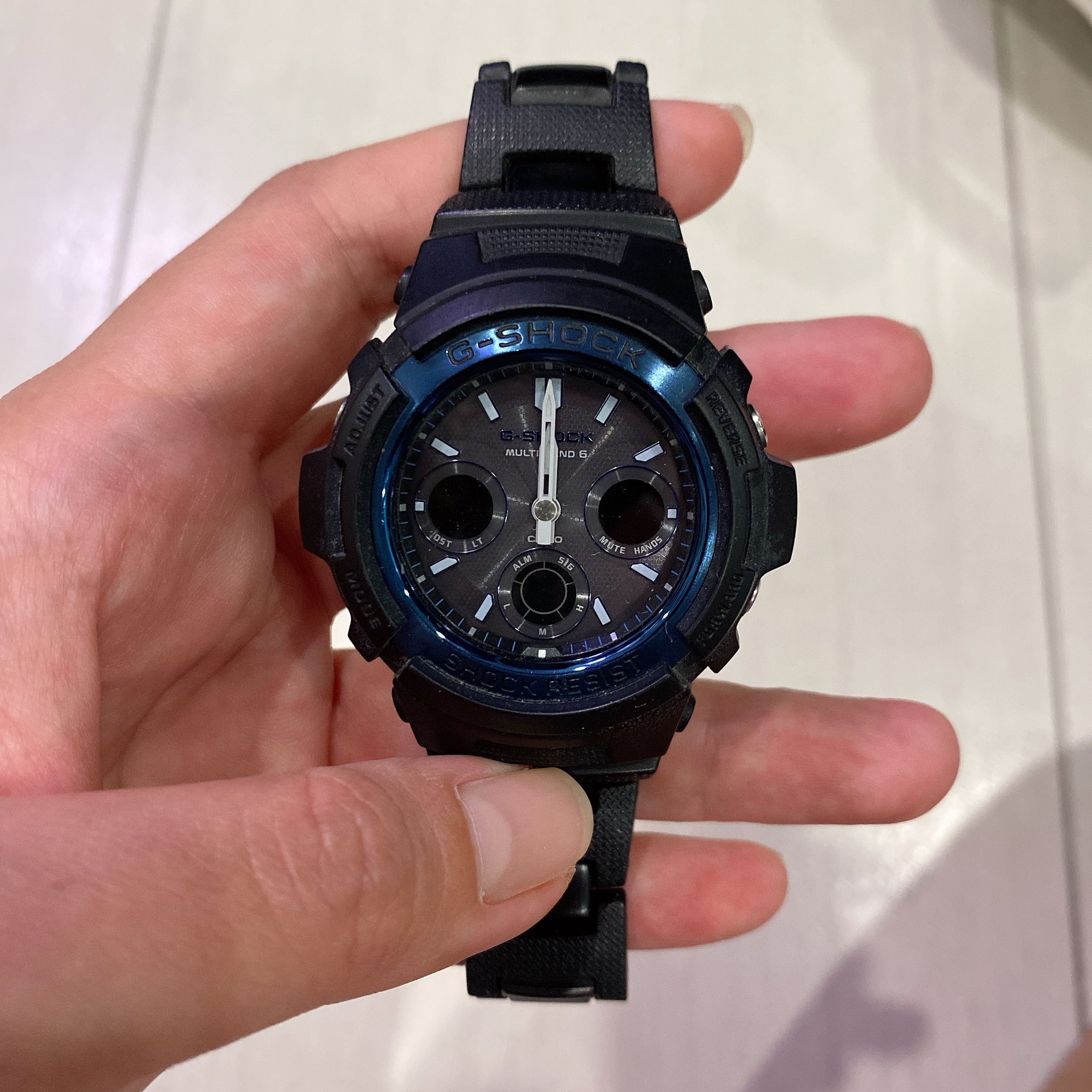 CASIO G-shock Solar Powered AWG-M100BC-2AJF, Men's Fashion