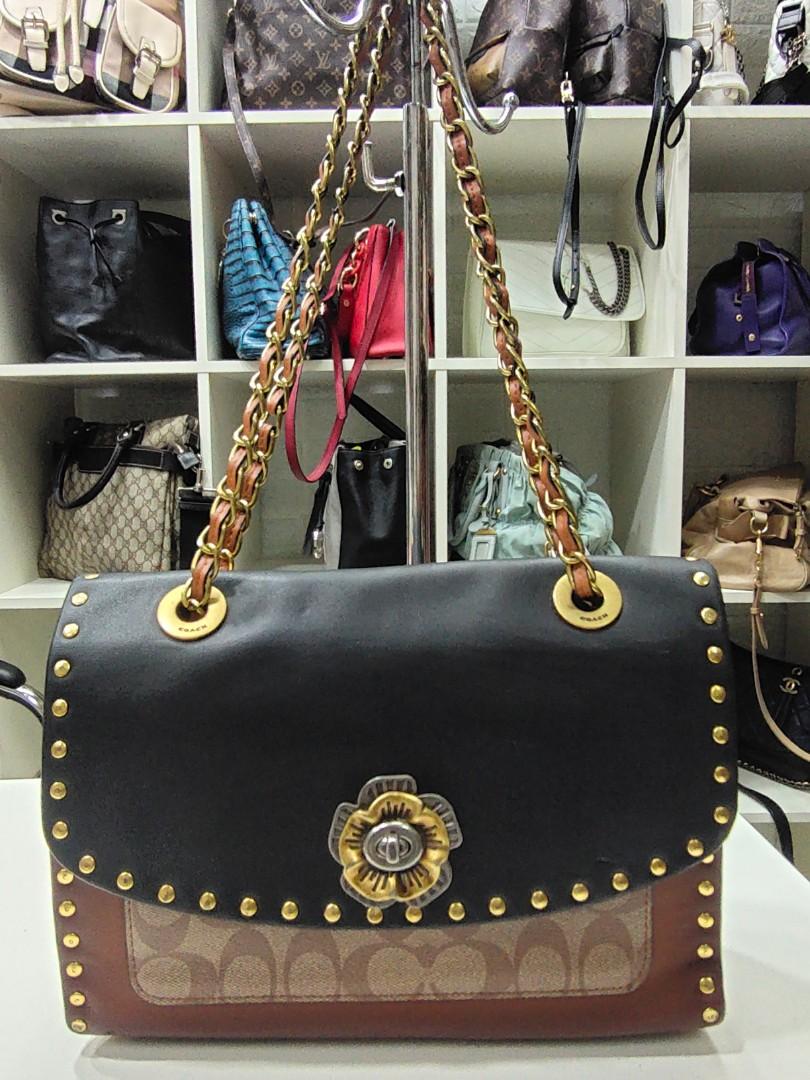 Coach parker signature discount bag
