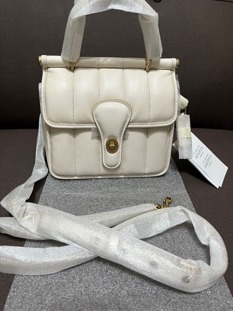 Coach Willis Top Handle 18 With Quilting