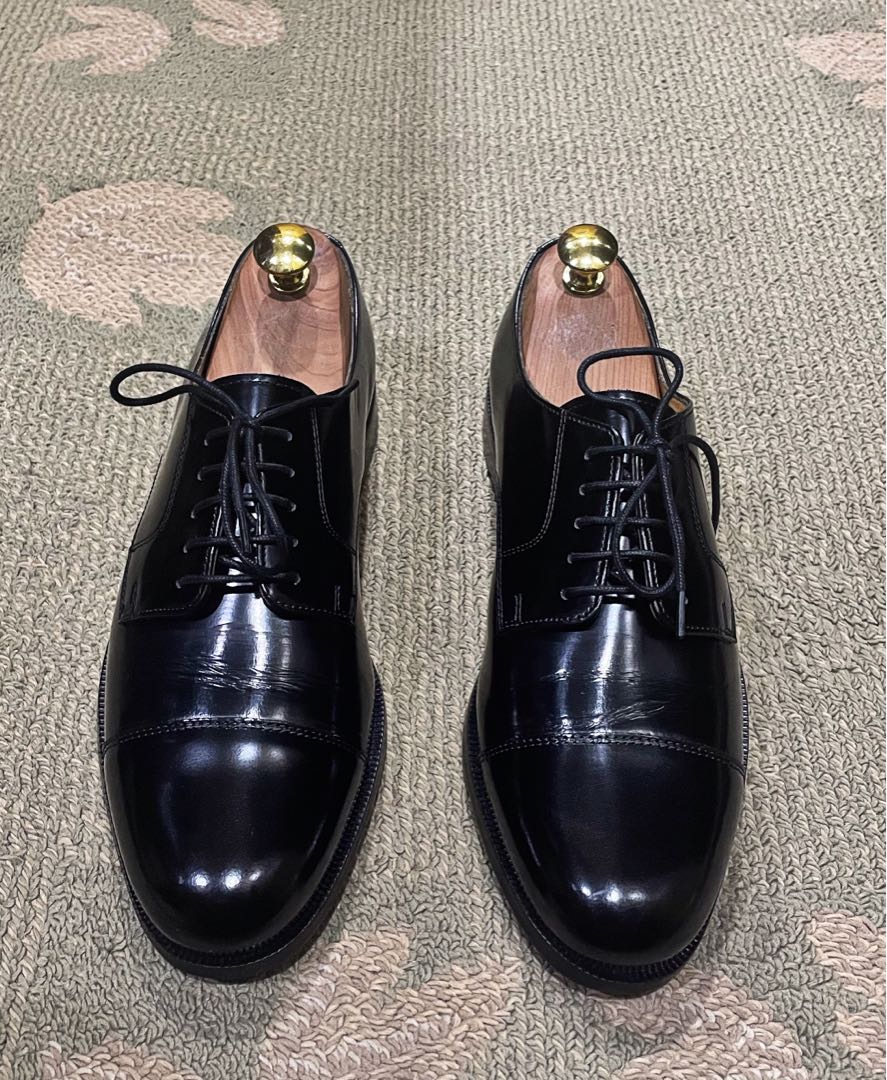 Cole Haan Caldwell Black Cap Toe Derby, Men's Fashion, Footwear, Dress Shoes  on Carousell