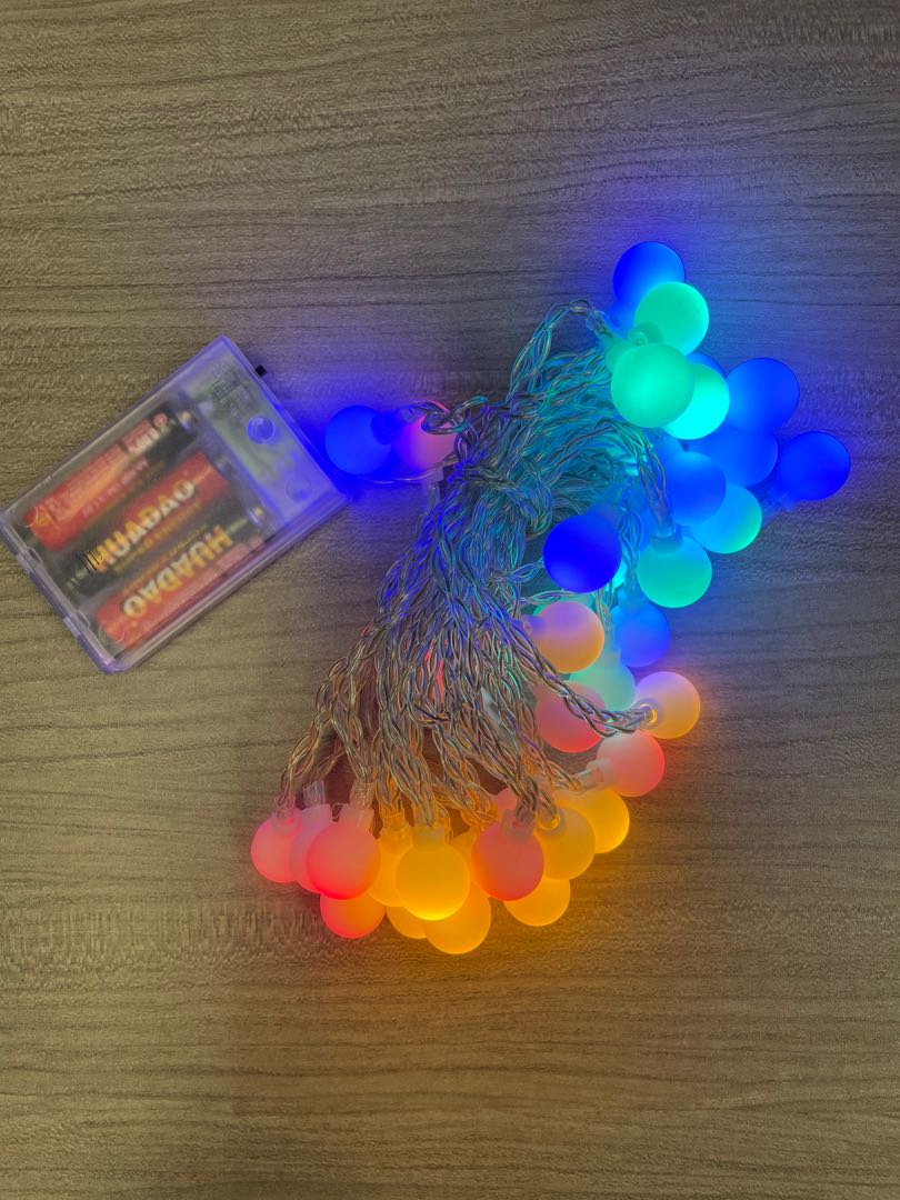 Colourful bubble lights, Hobbies & Toys, Stationery & Craft, Occasions