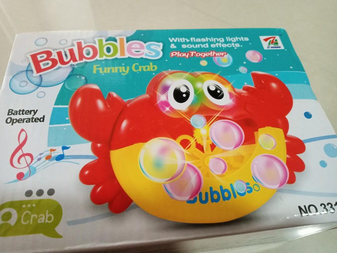 Crab Bubble Machine, Babies & Kids, Infant Playtime on Carousell