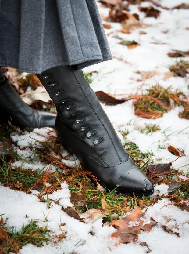 Victorian button boots womens hot sale