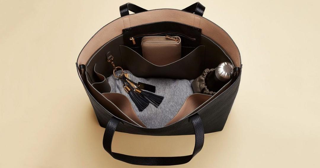 Cuyana tote new arrivals organizer