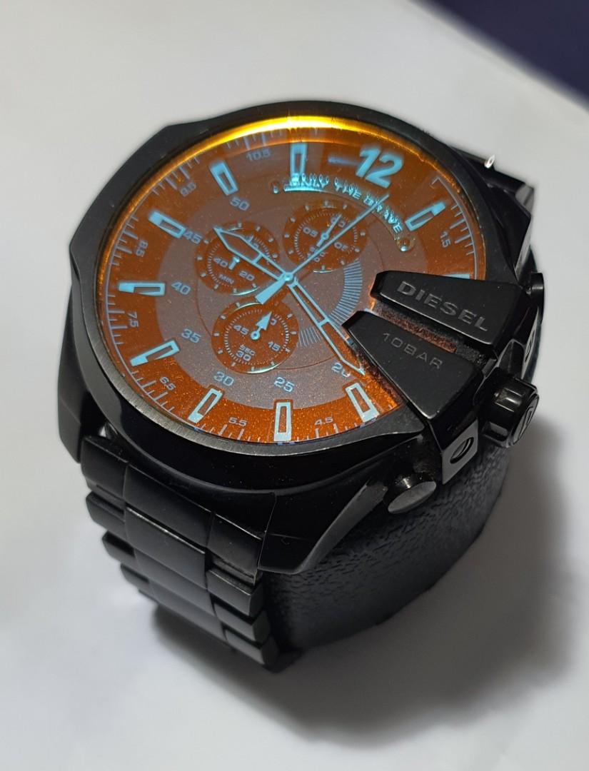Diesel dz4318 mega chief horloge sales