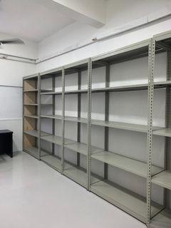 Metal storage shelf
