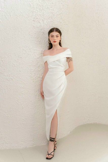 Off shoulder 2025 dress elegant