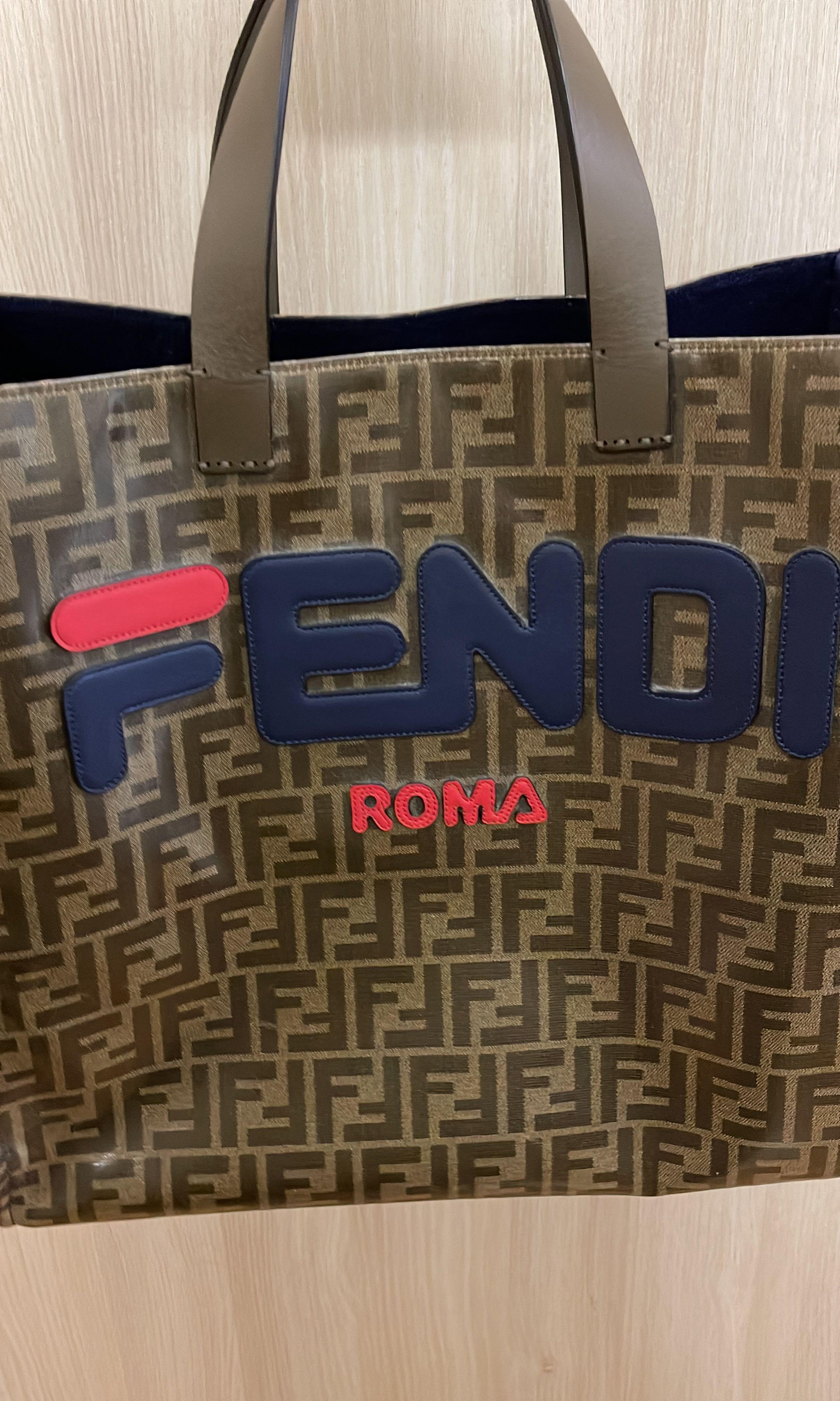 Where to Buy Fendi FILA Monogrammed Tote Bag