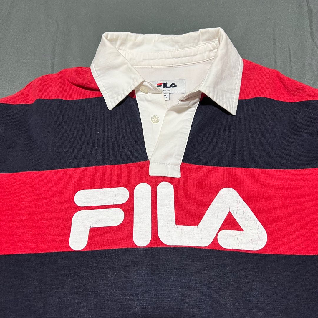 Fila Rugby Polo, Men's Fashion, Tops & Sets, Tshirts & Polo Shirts on ...