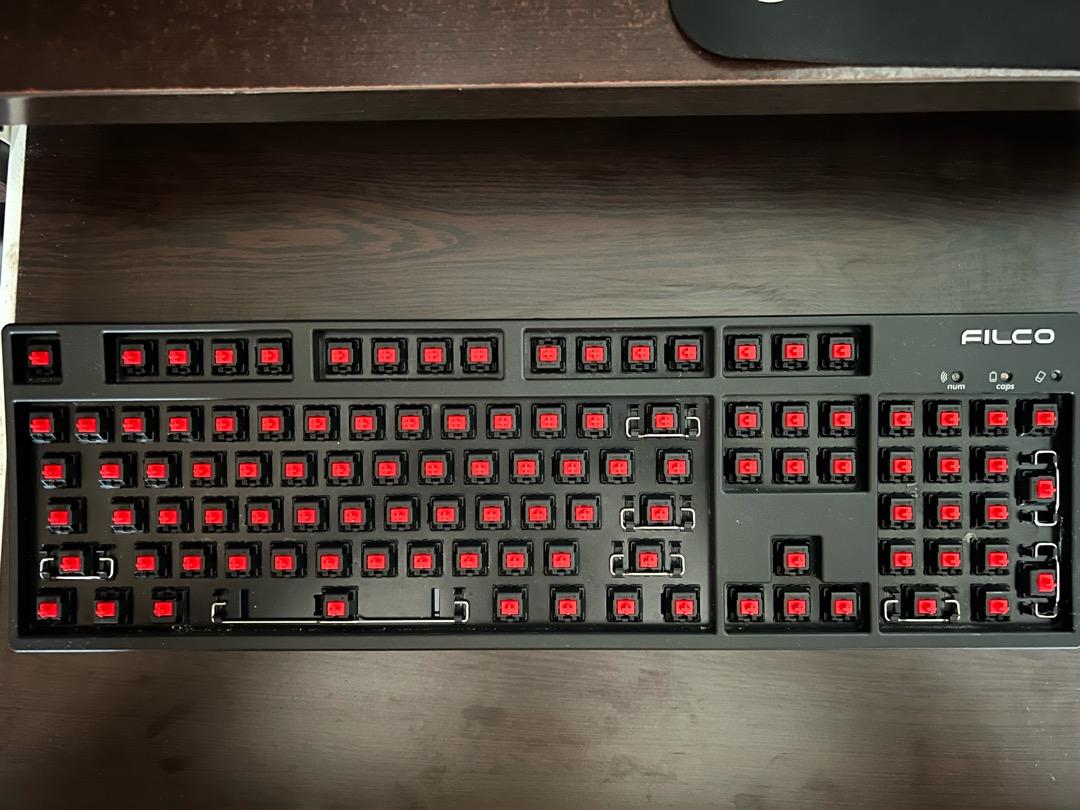 Filco Majestouch Convertible 2 104鍵機械式鍵盤紅軸, 電腦＆科技, 電腦周邊及配件, 電腦鍵盤及相關產品 ...