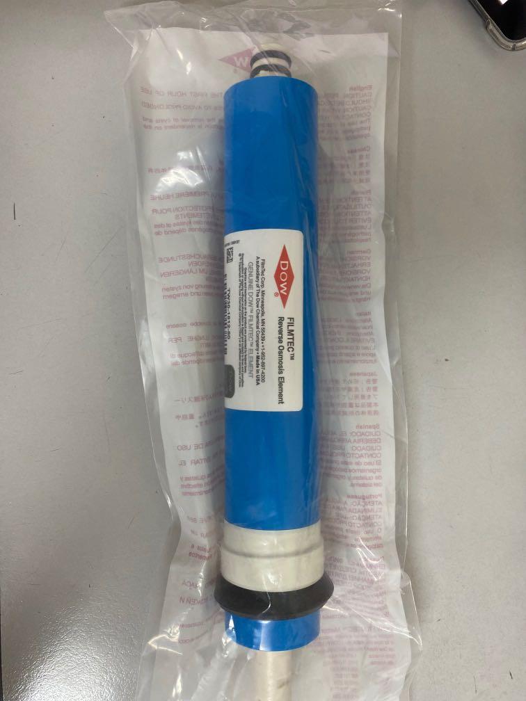 Filmtec Reverse Osmosis (RO) Element Membrane Filter (Category: Water Purifers & Dispensers) located in Singapore. Submitted by bbtpig (Listing ID 1178815220, Image 1). Description: Retail price (Online): $45 1 piece = $35 5 pieces = $175 If you buy 10 pieces, free 1 piece If you buy 15 pieces, free 2 piece and continue. Self pick up. Delivery to your house at $2 Pm to nego!.