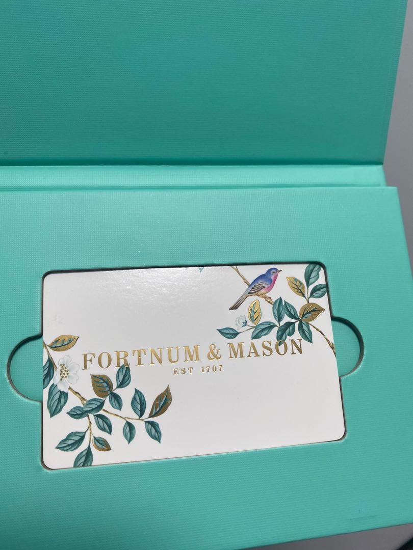 Fortnum & Mason Gift Card 2000 K11 Musea , 電子遊戲, 遊戲機配件, 遊戲禮物卡及帳戶