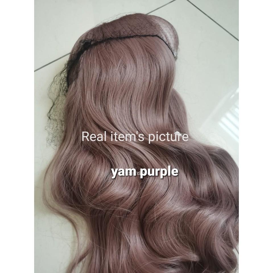 FREE POST to West Malaysia only / Ready Stock* Ladies Wavy Long Wig [Material: Import fiber- FREE POST to West Malaysia only / Ready Stock* Ladies Wavy Long Wig [Material: Import fiber-