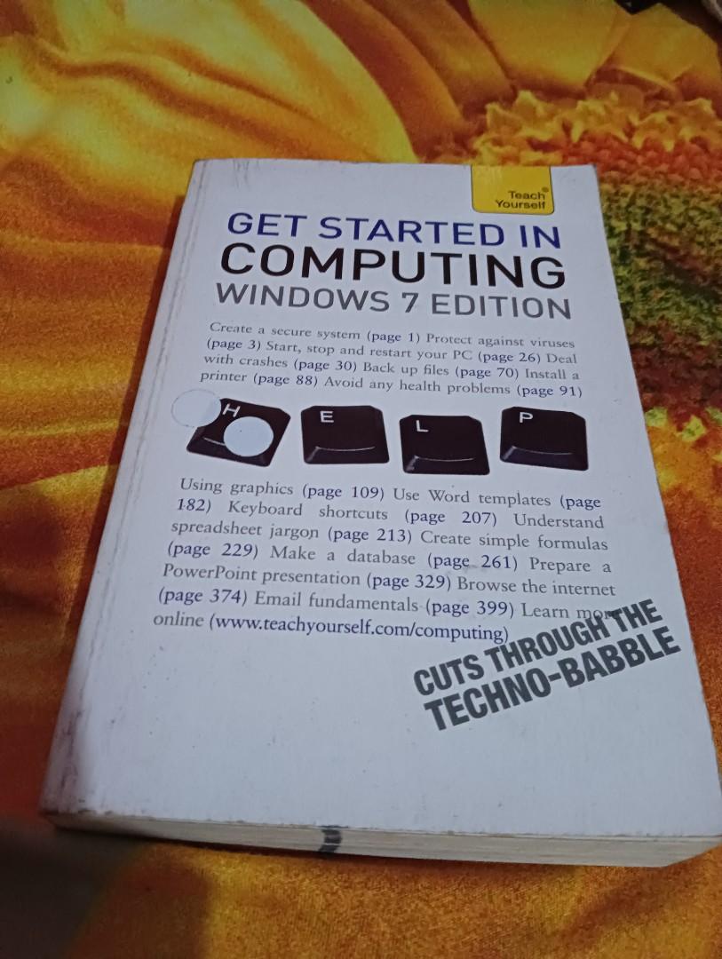 Get Started in Computing Windows 7 Edition (Category: Textbooks) located in Muntinlupa City. Submitted by creativemessph (Listing ID 1178765887, Image 1). Description: .