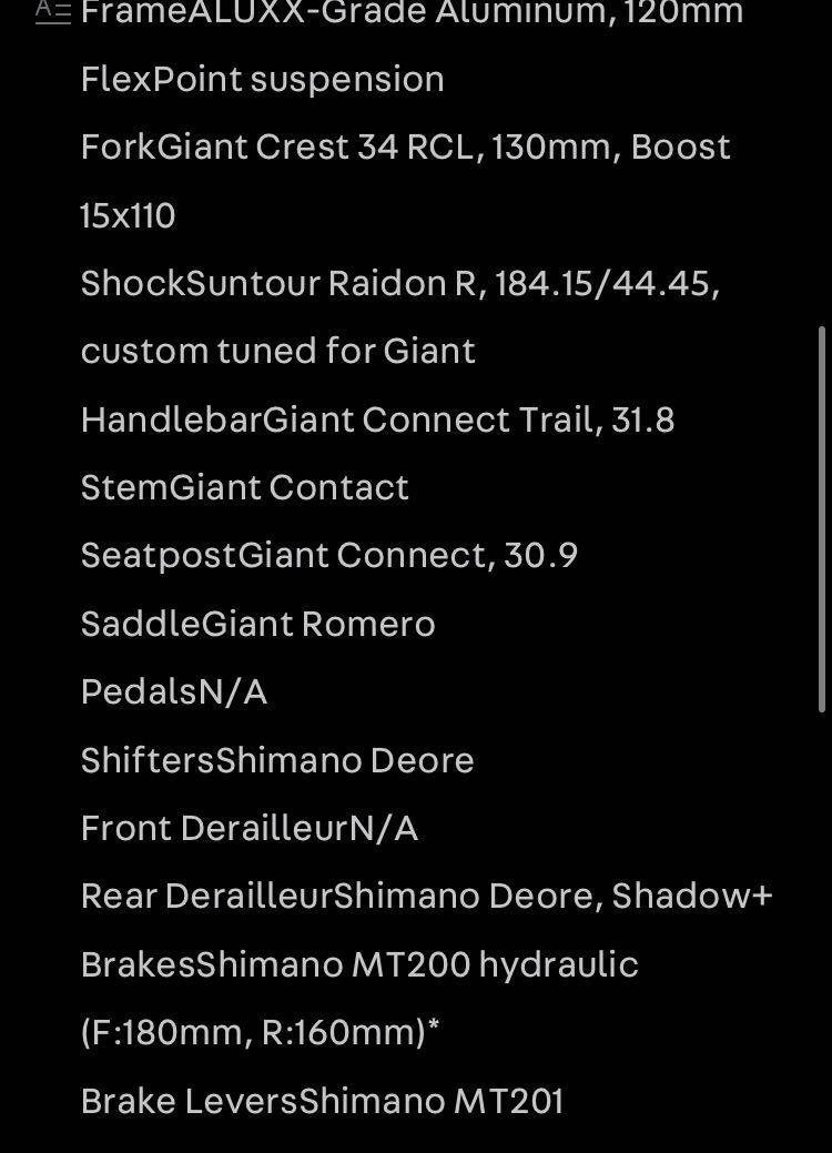 Giant stance size chart discount