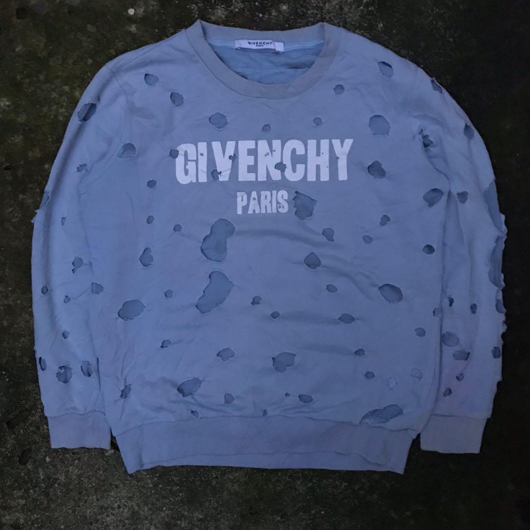 Givenchy distressed crewneck top