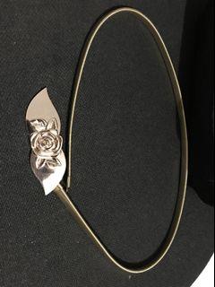 Gold Metal Flower Belt