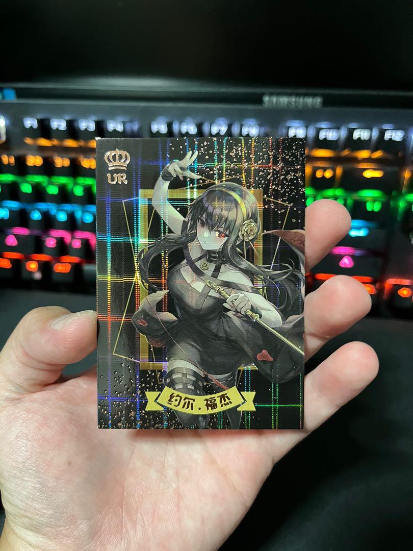 Gorgeous Senorita UR Yor Briar Yor Forger Anime Waifu Card Spy X Family,  Hobbies & Toys, Toys & Games on Carousell