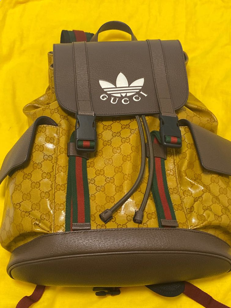 Gucci adidas backpack, Men's Fashion, Bags, Backpacks on Carousell
