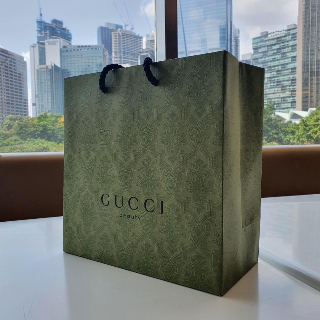 gucci paper bag, Luxury, Bags & Wallets on Carousell