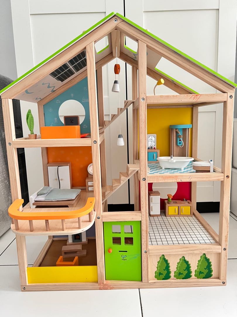 Hape All season house dollhouse Hobbies Toys Toys Games