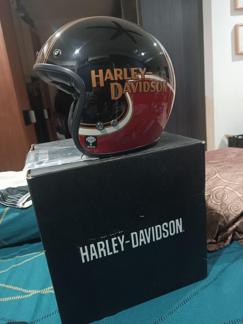 Harley Davidson X Bell Retro Helmet Auto Accessories on Carousell