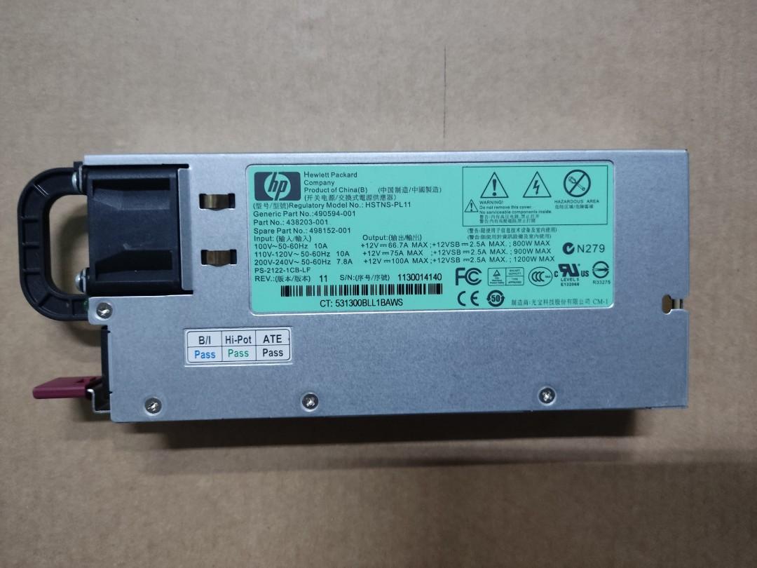 HP Server Power Supply Model HSTNS PL11 ( 1200W ), Computers & Tech