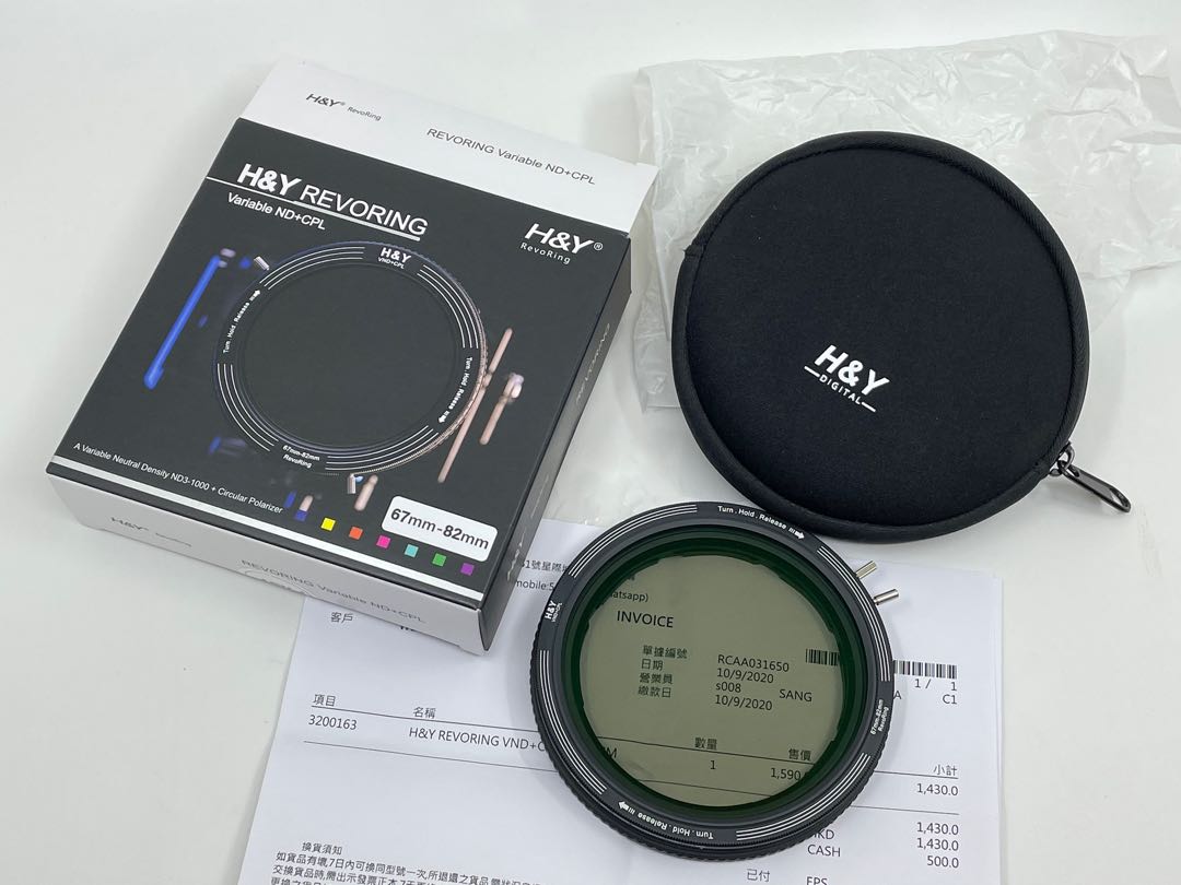 H&Y Revoring VND CPL 67mm - 82mm Filter, 攝影器材, 相機- Carousell