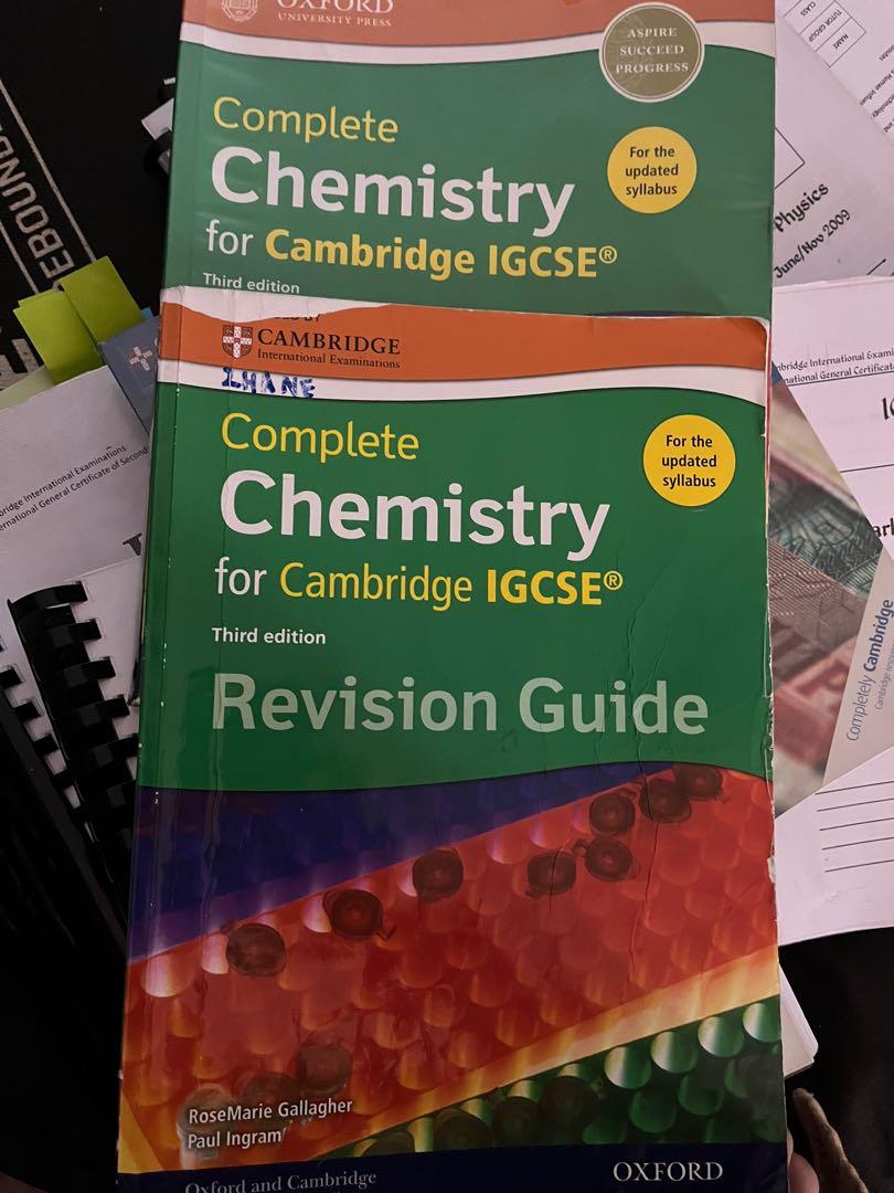Igcse chemistry textbook and revision guide hobbies toys books