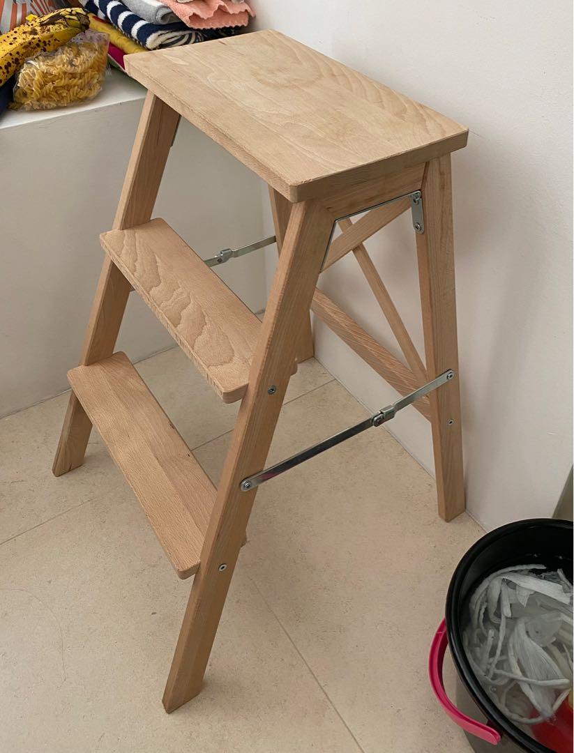 Ikea 3 Steps ladder, Furniture & Home Living, Home Improvement