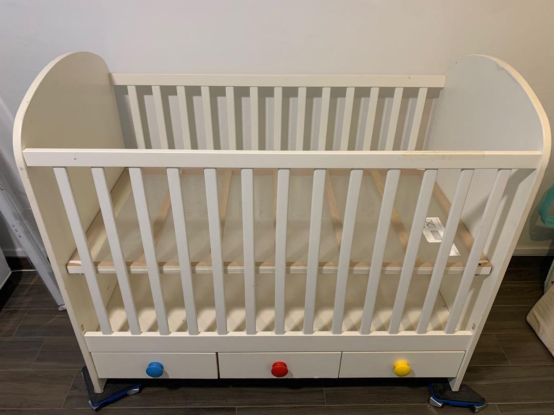 IKEA baby cot, Babies & Kids, Baby Nursery & Kids Furniture, Cots ...
