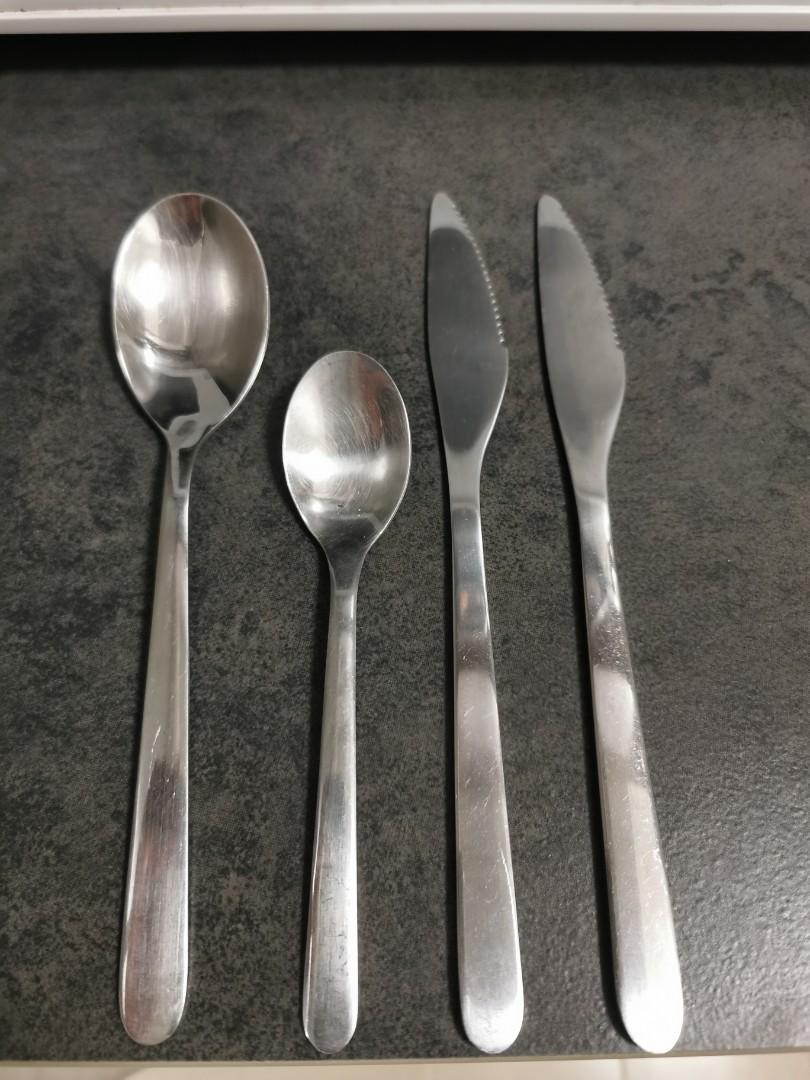 IKEA Fornuft 16piece Cutlery Set, Stainless Steel, Furniture & Home