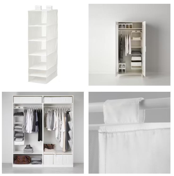 IKEA SKUBB Storage with 6 compartments, white, Furniture & Home Living