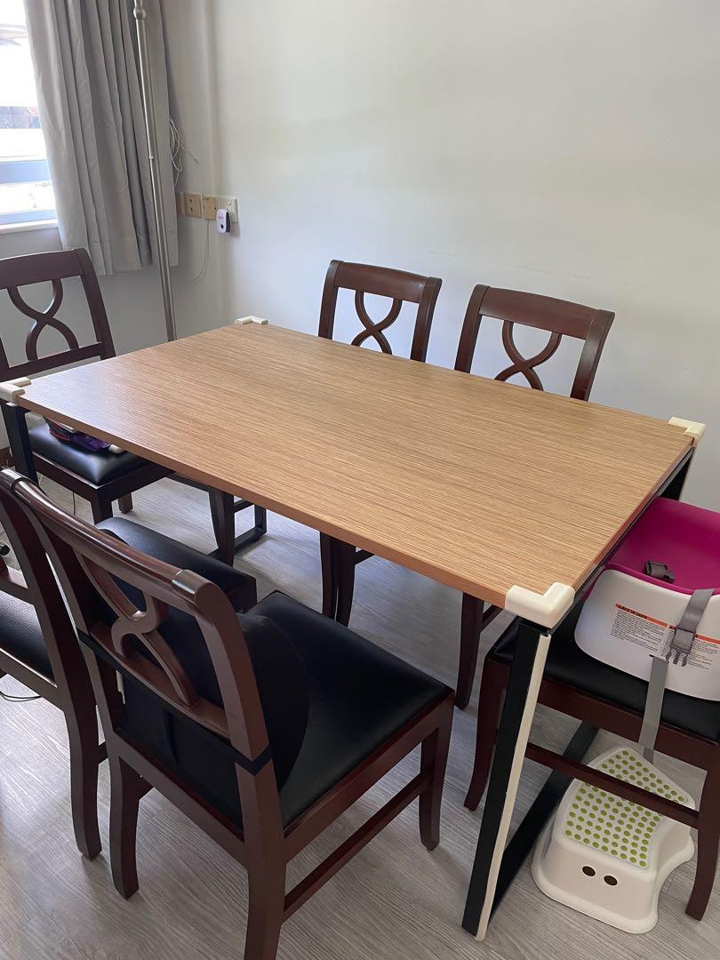 IKEA Wood Table, 傢俬＆家居, 傢俬, 桌子 Carousell