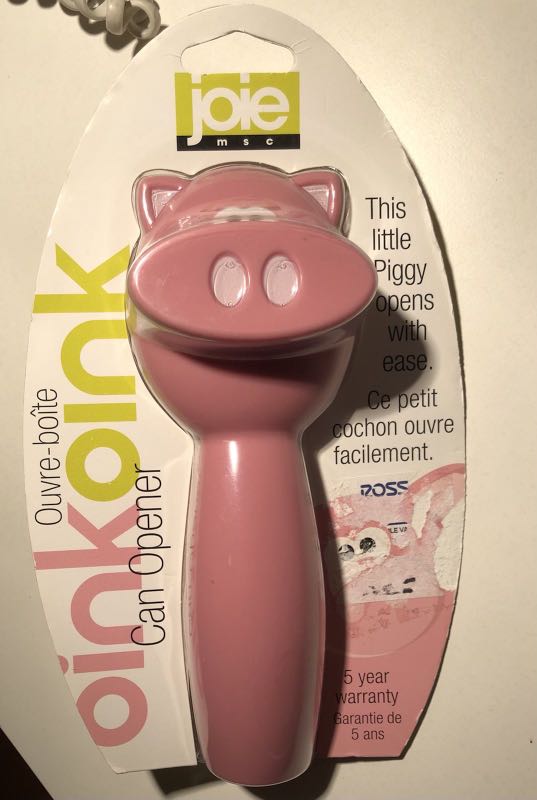 Joie MSC 78713 Oink Oink Piggy Can Opener, Pink