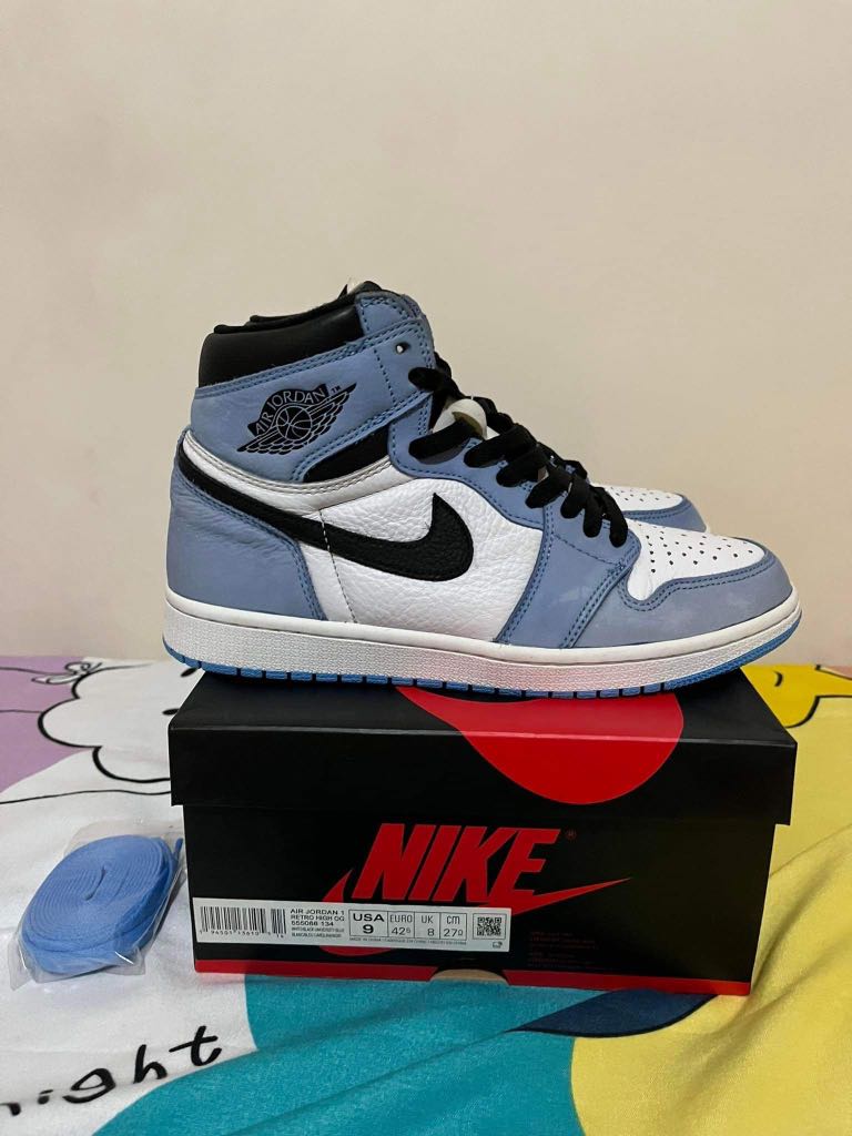 JORDAN UNIVERSITY BLUE, Men's Fashion, Footwear, Sneakers on Carousell