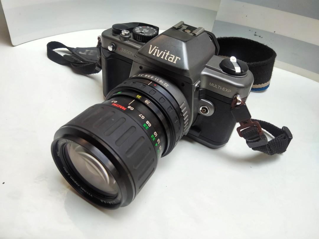 Kamera analog Vivitar V3800N kit, Fotografi di Carousell