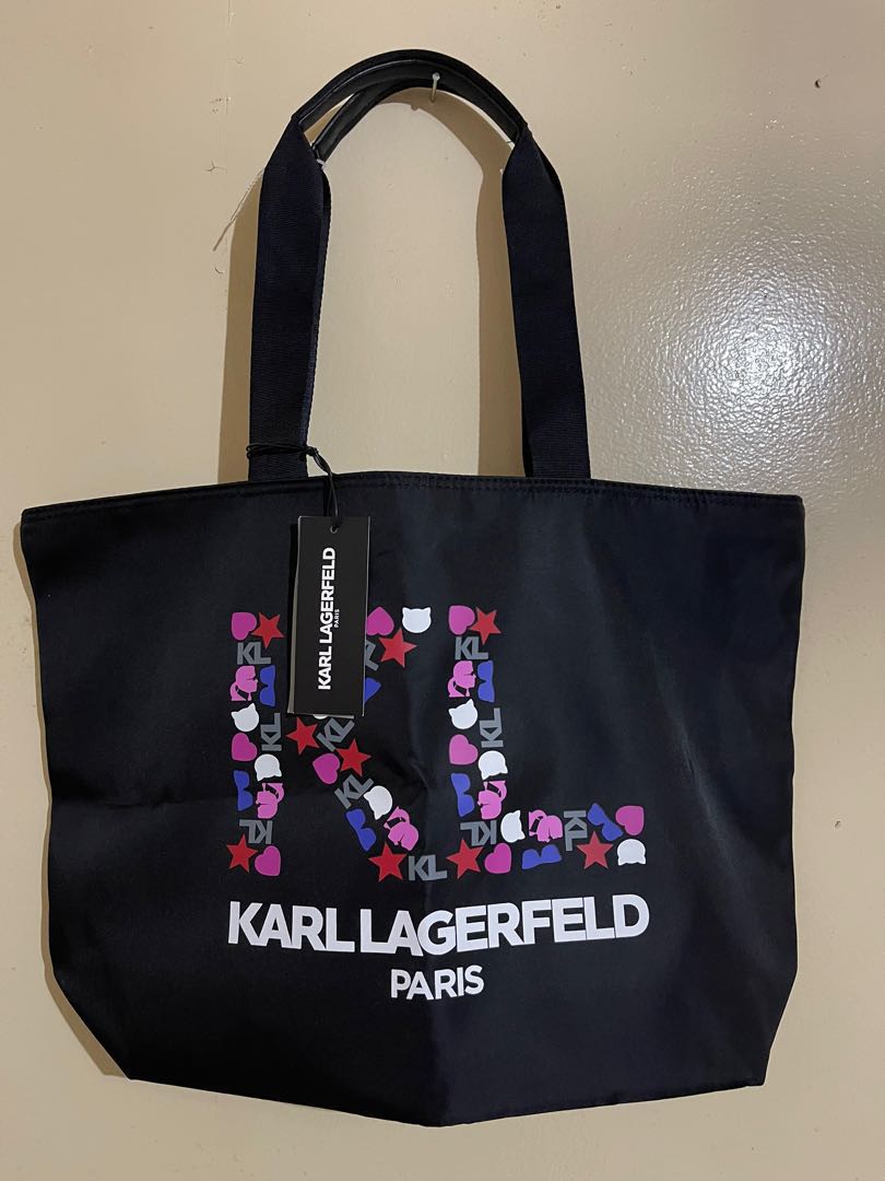 Karl lagerfeld KL tote bag nylon, Women's Fashion, Bags & Wallets, Tote ...
