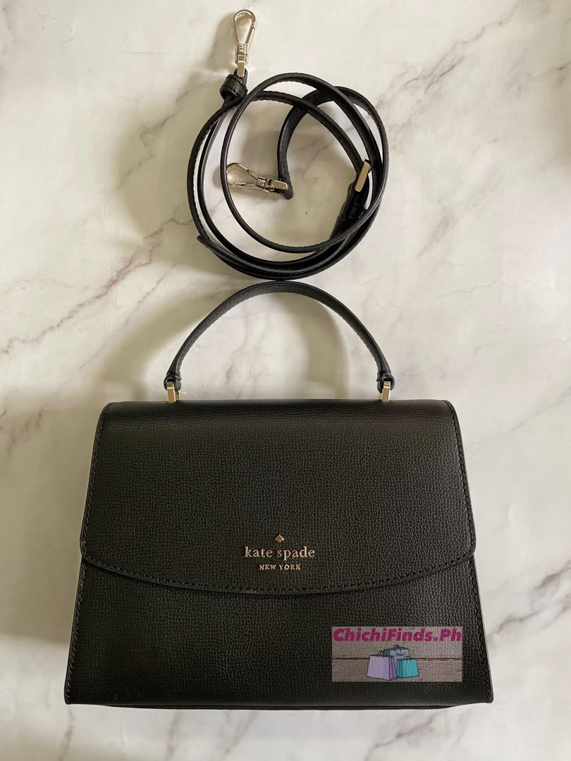 Kate Spade Darcy Top Handle Satchel in Black, Women's Fashion, Bags