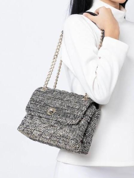 Kate Spade medium natalia tweed, Luxury, Bags u0026 Wallets on Carousell