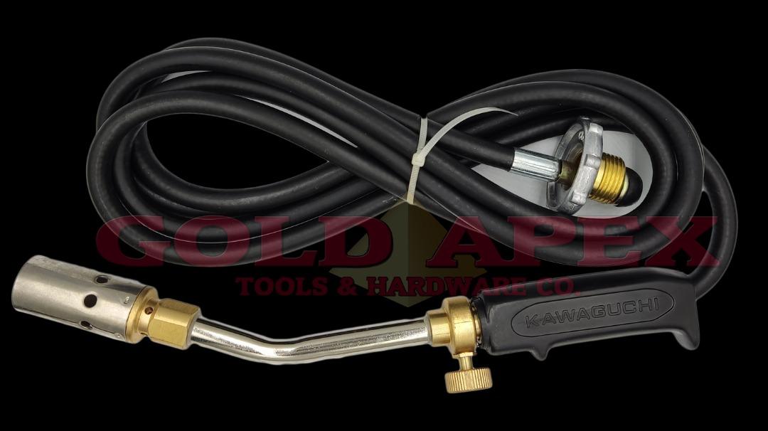 Kawaguchi LPG Blow Torch 1 " Nozzle (Category: Cookware & Accessories) located in Quezon City. Submitted by vertexpowertools (Listing ID 1178690499, Image 1). Description: • Easy lighting • Can be used as soon as it's lighted • Avoiding pre-heating time • Safe operation • Brand: Kawaguchi • 1" nozzle • Flame temperature >900C • Hose Length: 2.5m • Rubber Tube Clip not included. Contact#: 8715-2848 | 8668-5818 | 0917-6230556 Address: 125-A G. Aran