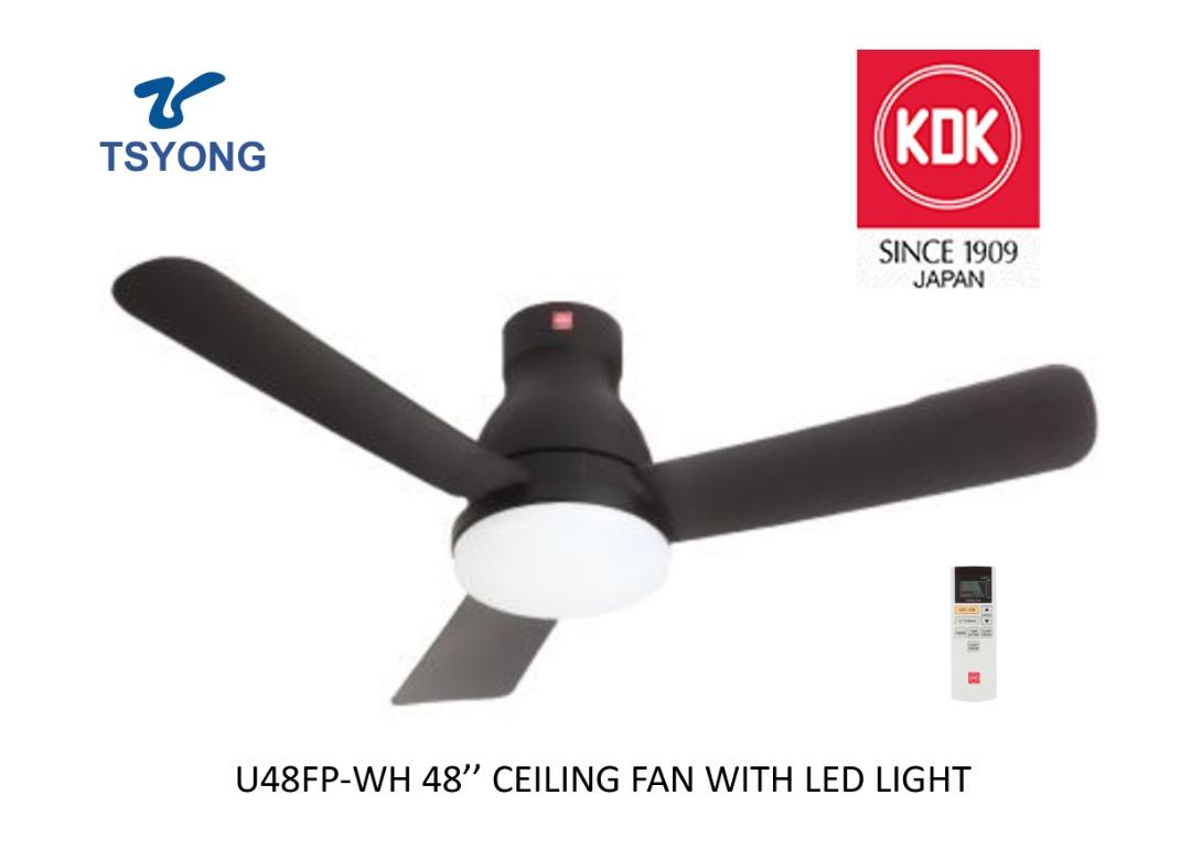 KDK CEILING FAN, Furniture & Home Living, Lighting & Fans, Fans on