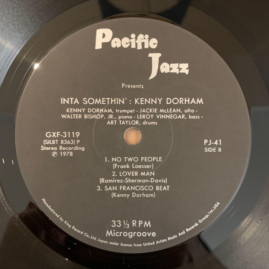 Kenny Dorham & Jackie McLean – Inta Somethin', 1992 Pacific Jazz – PJ-0041 Japan Vinyl LP + Obi
