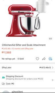 KitchenAid Attachment Sifter and Scale Last Price Posted