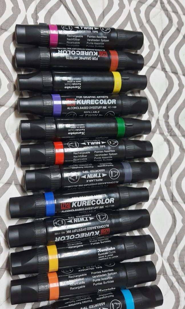 Kurecolor alcohol markers, Hobbies & Toys, Stationary & Craft, Craft Supplies & Tools on Carousell