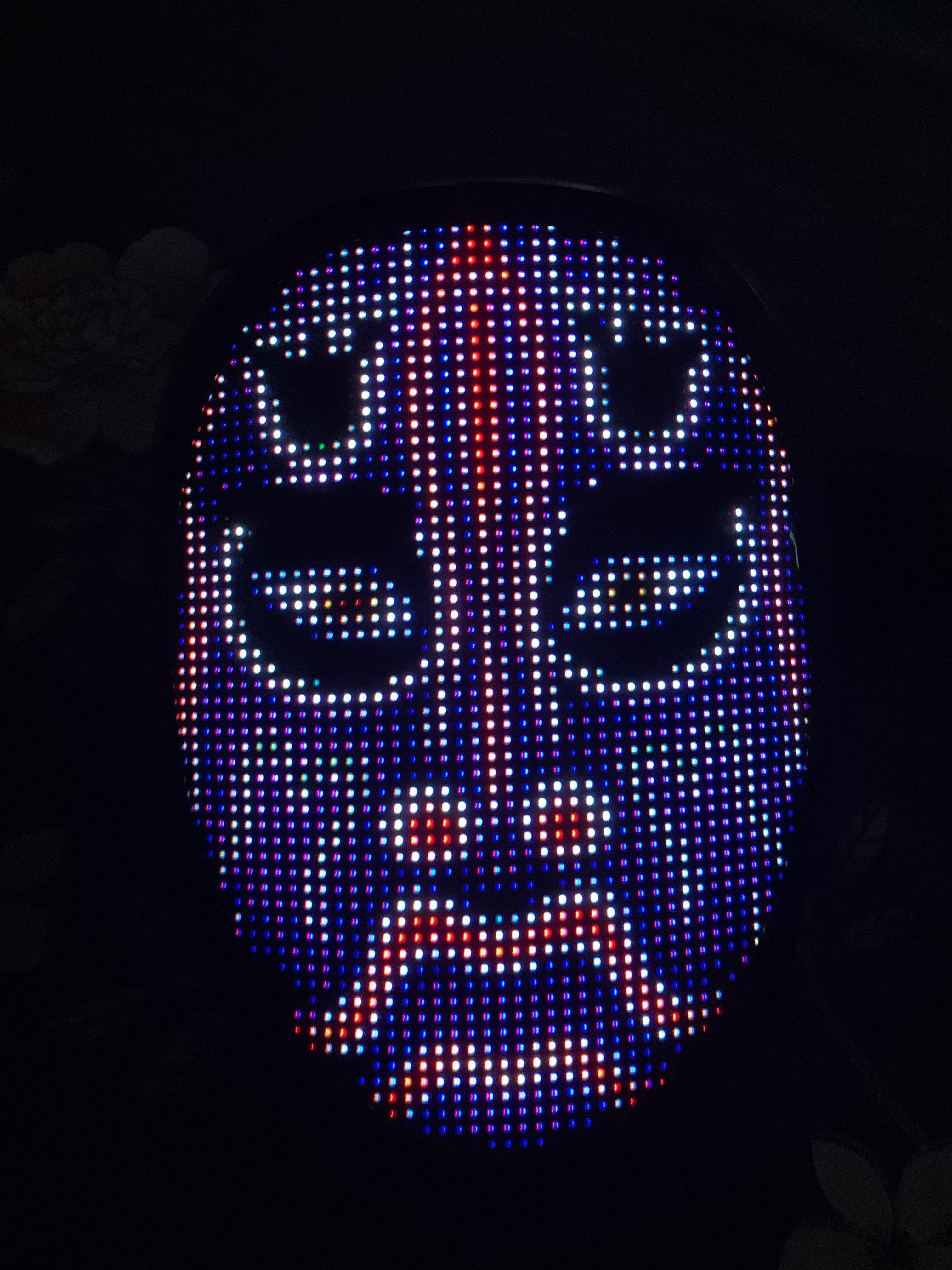 Led face mask , changeable face, party games use, Video Gaming, Gaming