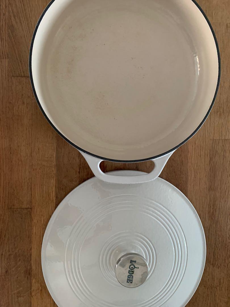 LODGE Cast Iron Enamel, Furniture & Home Living, Kitchenware
