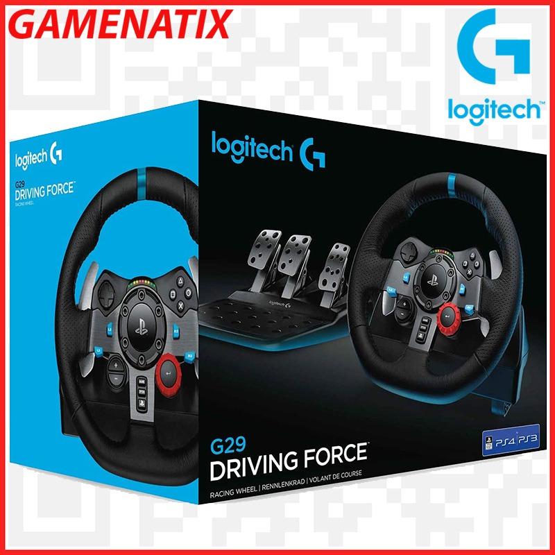 Logitech G29 Dualmotor Feedback Driving Force Racing Wheel with Responsive Pedals and Realistic