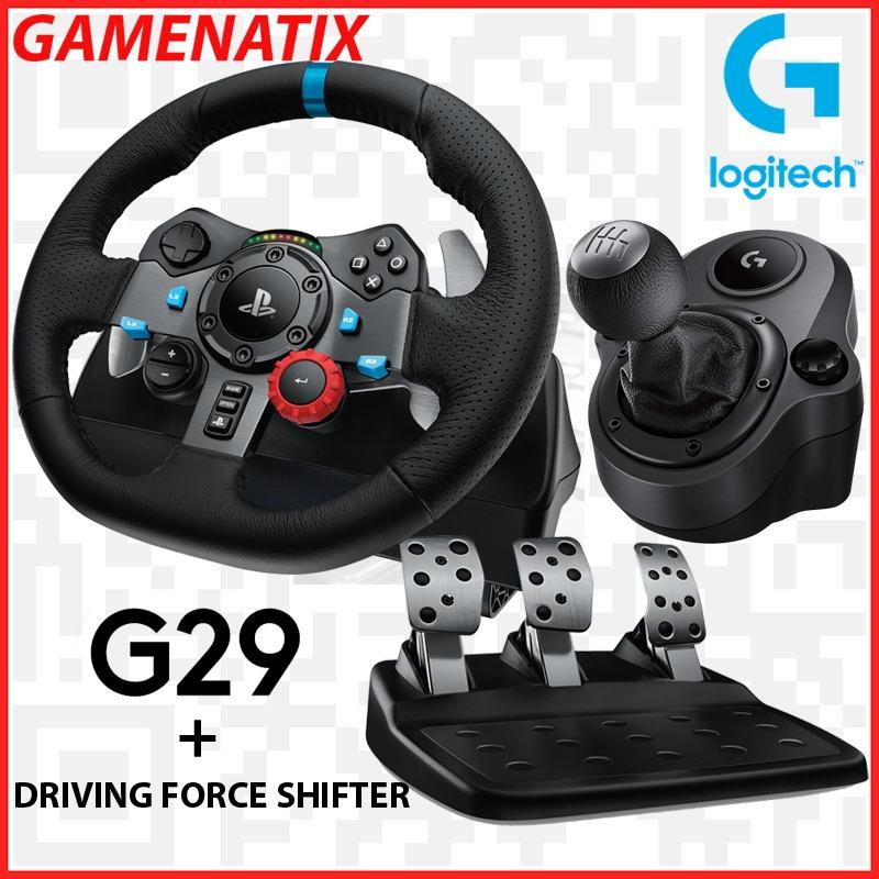 Logitech G29 Dualmotor Feedback Driving Force Racing Wheel with Responsive Pedals and Realistic