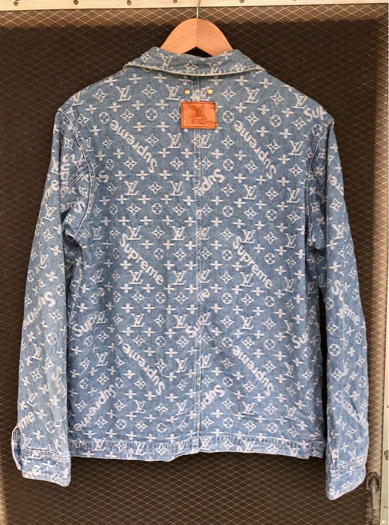 WTS Louis Vuitton Monogram Denim Jacket ‼️, Men's Fashion, Coats, Jackets  and Outerwear on Carousell